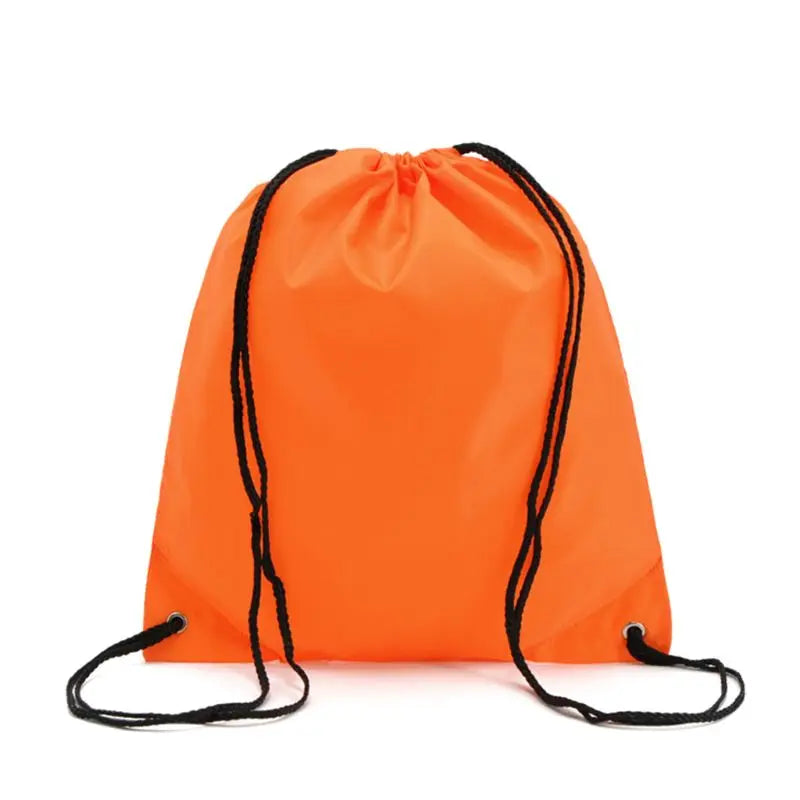 Cotton Drawstring Training Canvas Small Backpack Girl Bag School Sports Waterproof Sack Mochila Knapsack