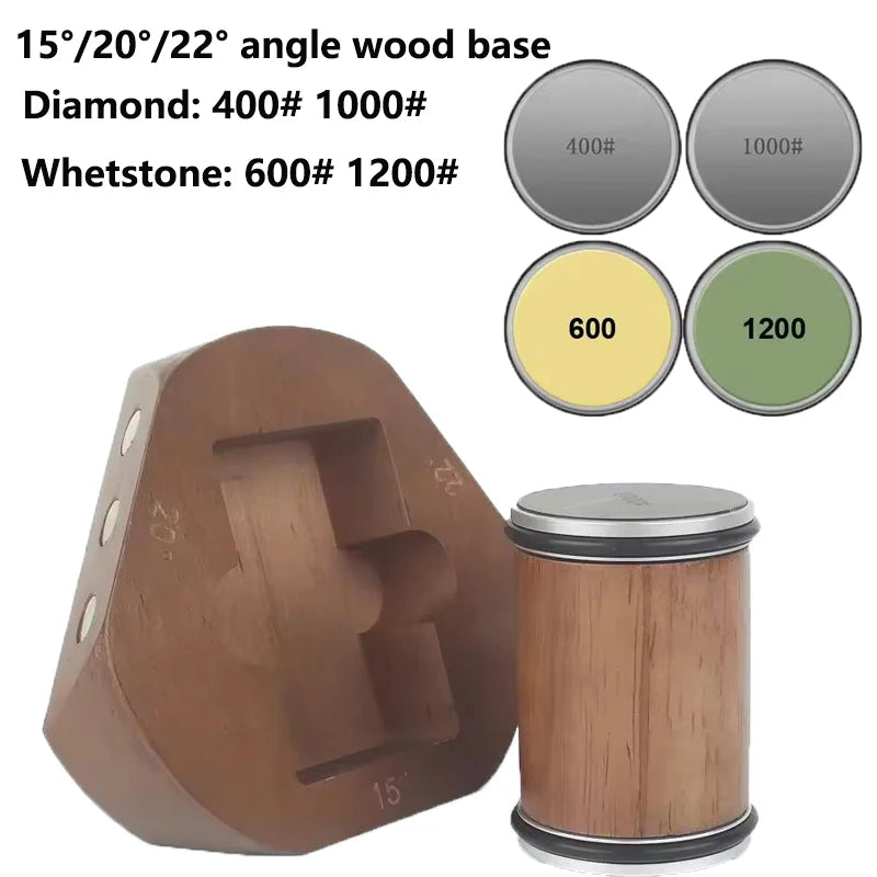 2025 NEW Rolling Knife Sharpener Knife Holder Diamond Sharpener Stone Whetstone Sharpening Angles Grind Stone Kitchen Tools
