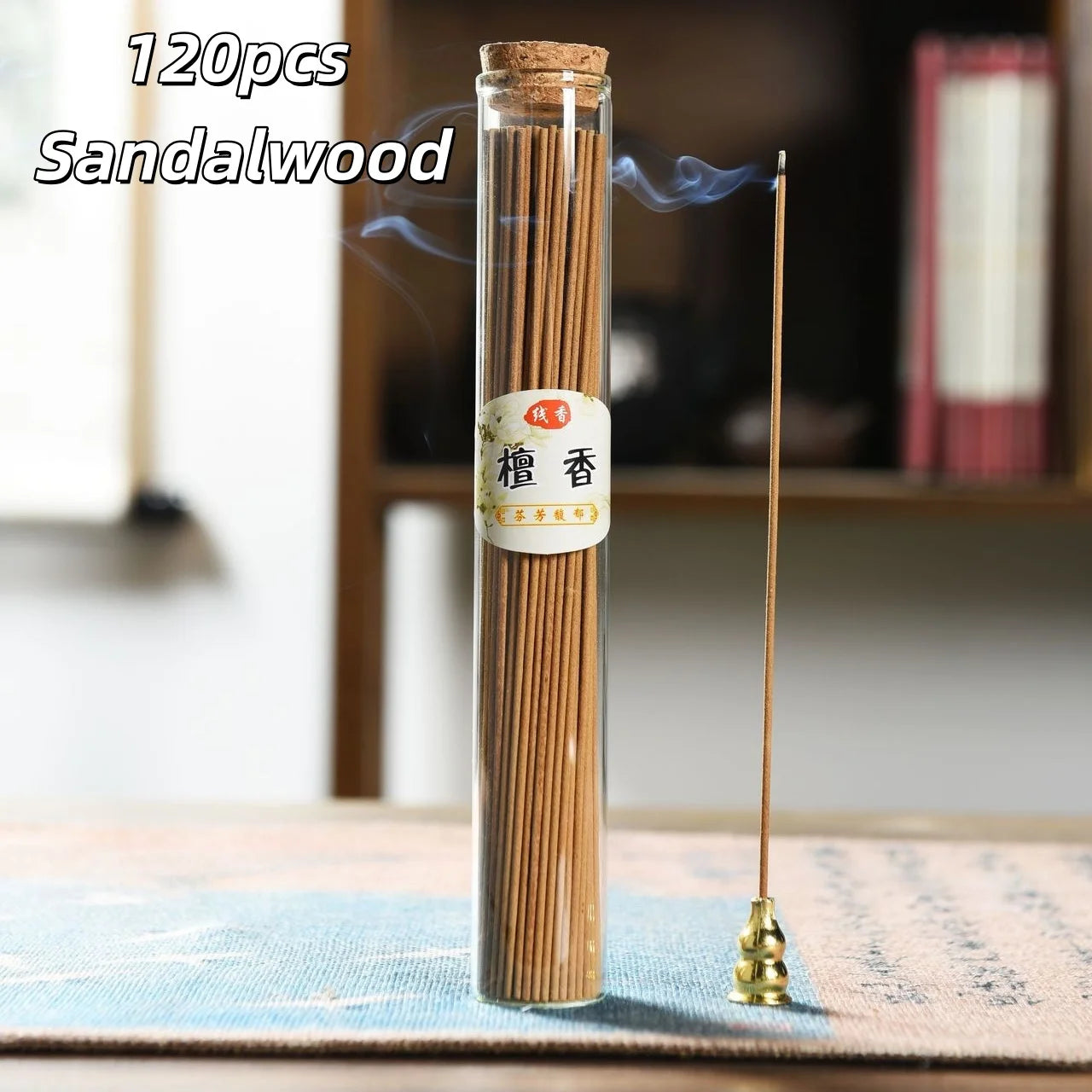 120pc/Box Natural Incense Stick Aromatherapy Sticks Interior Deodorization Lasting Lingering Fragrance Household Bedroom Incense