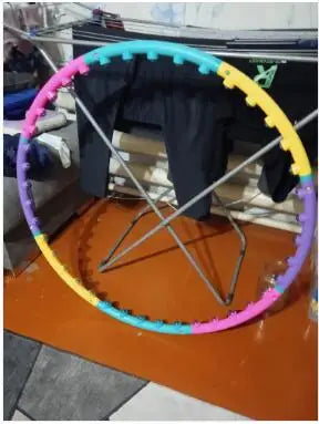 Single Row 8 Sections Massage Hoola Hoop For Fitness Loss Weight Slimming Hoop