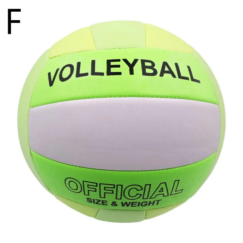 Official Size 5 Volleyball, Soft Indoor Outdoor Volleyball For Game Gym Training Beach Play Volleyballs For Beginner Teenager