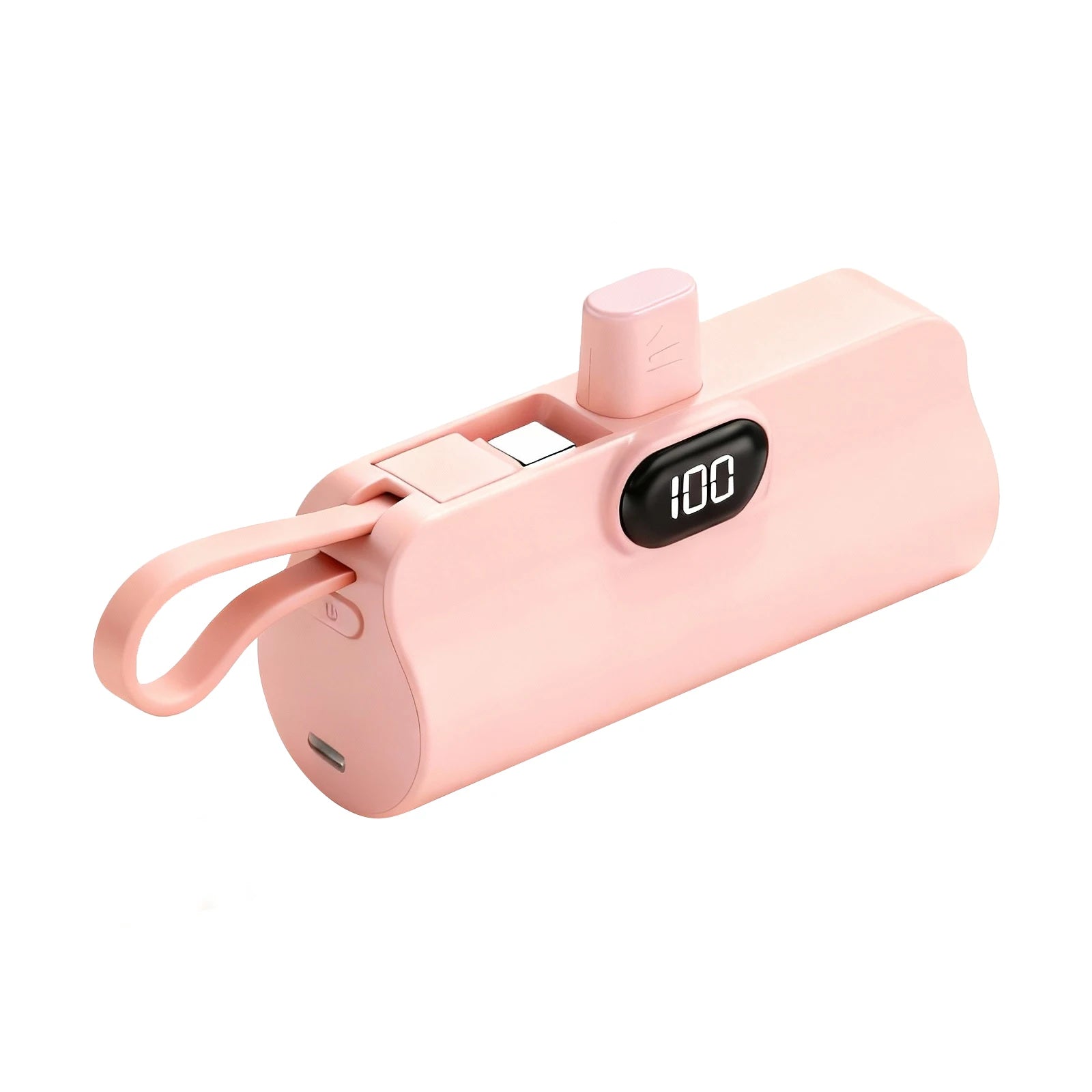 Pocket-sized Mini Power Bank Compact External Battery Portable Charger 5000mAh Spare Battery for iPhone Samsung Xiaomi