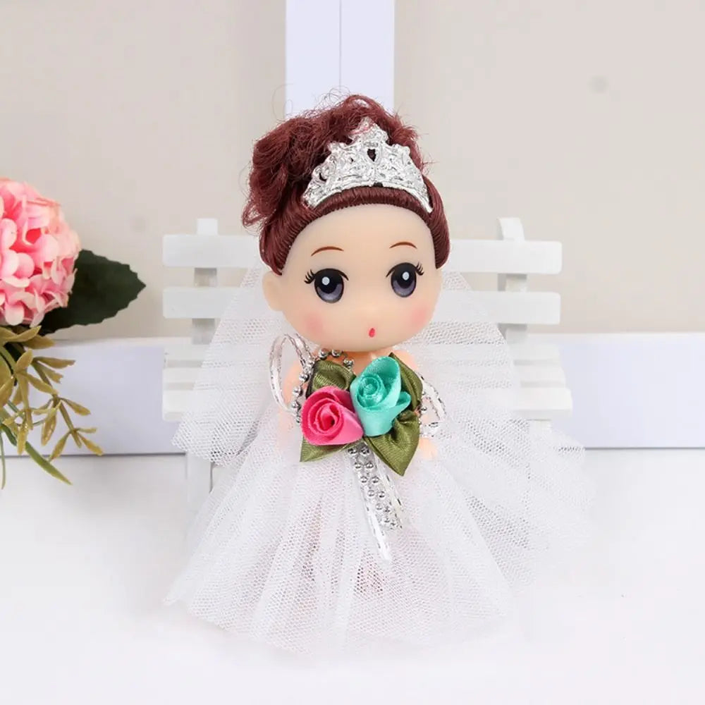 12 Cm Big Eyes Princess BJD Doll Korean Makeup Look DIY 12cm Bjd Doll Safe Plastic Sweet Wedding Dress Mini Girl Toy