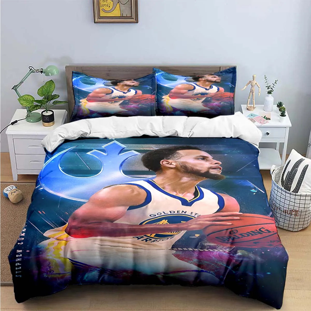 Fashion Basketball Star S-Stephen C-Curry  Print Bedding Sets Bed Supplies Set Duvet Cover Bed Comforter Set Bedding Set Gift