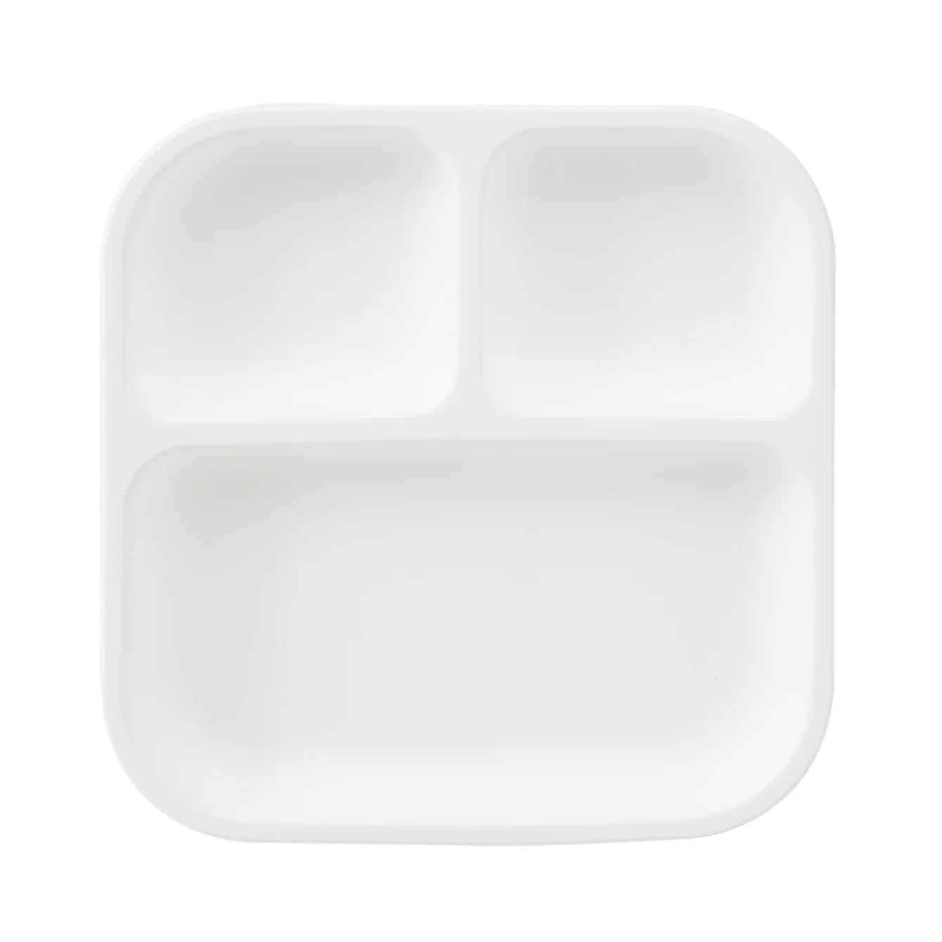 Color Kids 1PC Silicone Divided Plate for Babies BPA Free Feeding Bowl With Sucker Dishes Children's Tableware Christmas Gift