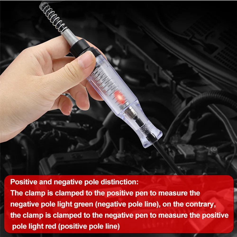 6V12V24V Car Truck Electrical Tester Automotive Lamp Circuit Tester Probe Test Pen Automotive Circuit Diagnosis Maintenance Tool