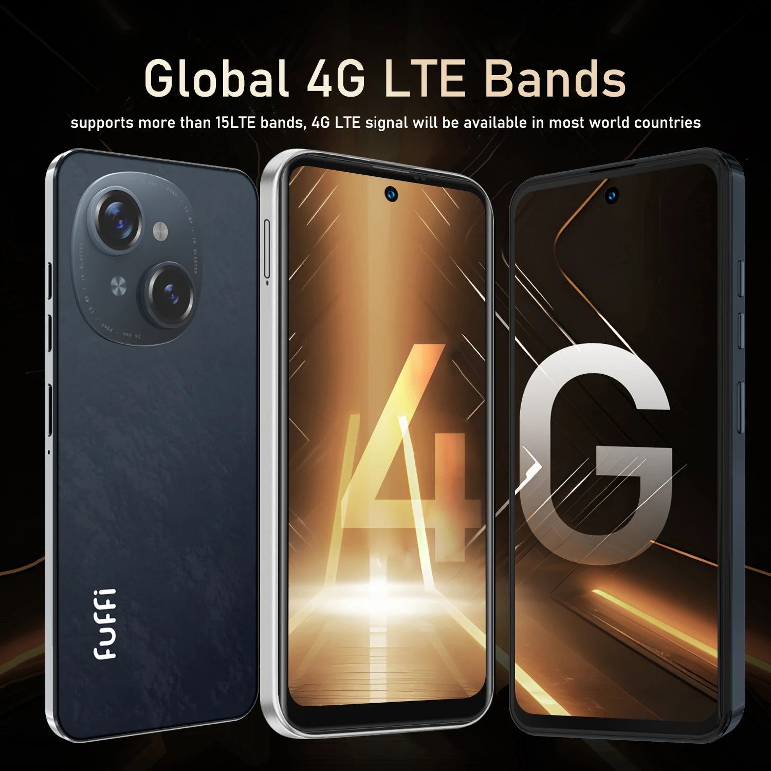 FUFFI 6.56 Inch Smartphone, 4G Network Dual SIM Phone, Android 10.0 Phone with 32GB ROM, Quad Core Processor, 2+2MP Pixels Phone