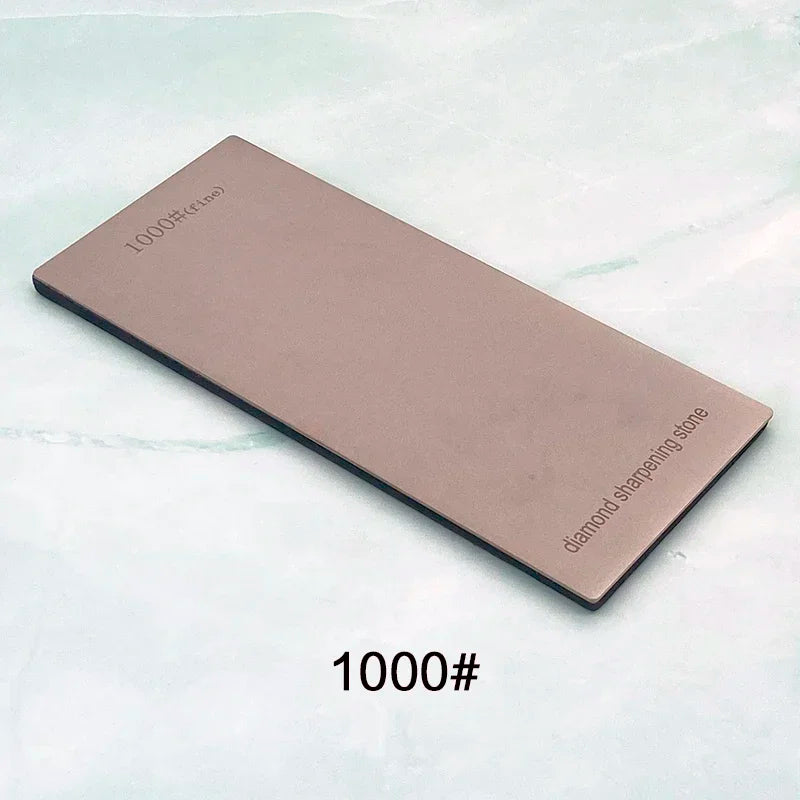 120/600/1500/3000 Grit Diamond Sharpening Stones Knife Sharpener Anti-skid Base Kitchen Knife Sharpening Tool Set Flake Plate