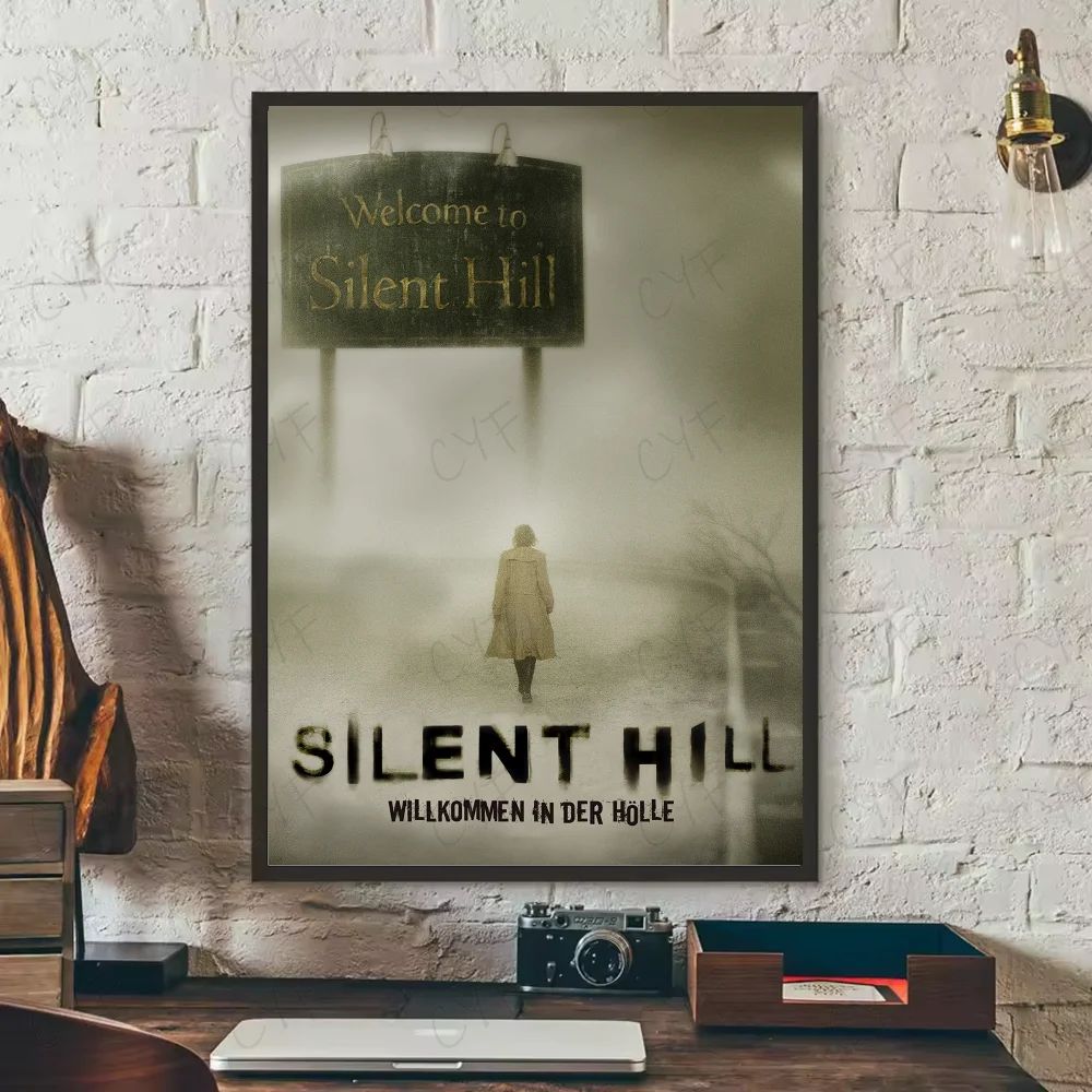 Hot Classic Silent Hill 3 Game anime Poster HD art sticky wall waterproof home living room bedroom bar aesthetic decoration