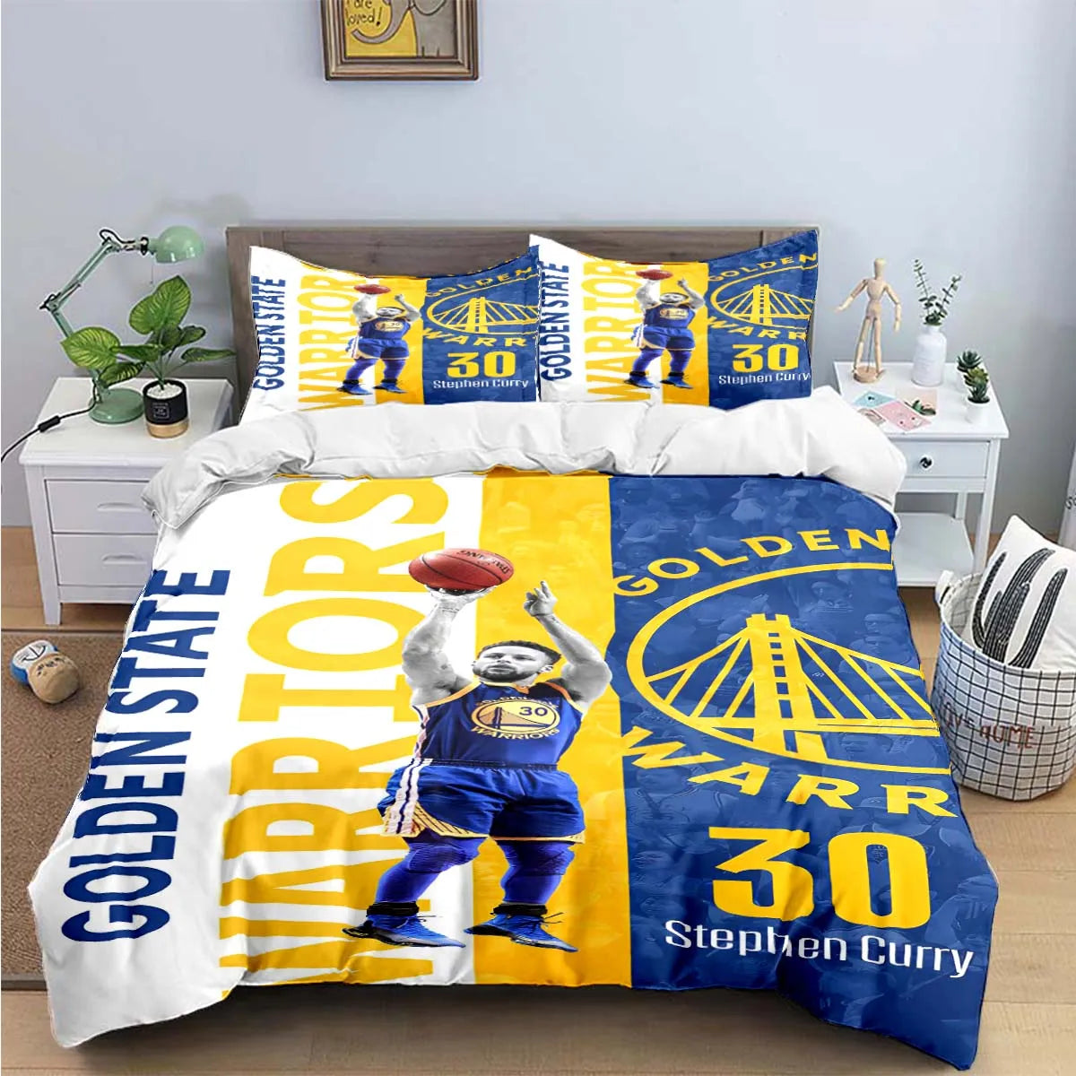 Fashion Basketball Star S-Stephen C-Curry  Print Bedding Sets Bed Supplies Set Duvet Cover Bed Comforter Set Bedding Set Gift